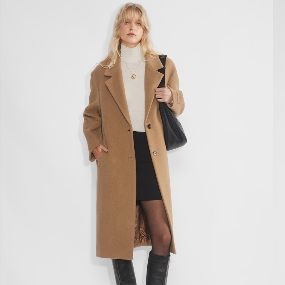 Aritzia Wilfred The Only Coat - Wool Cashmere (Classic Camel)